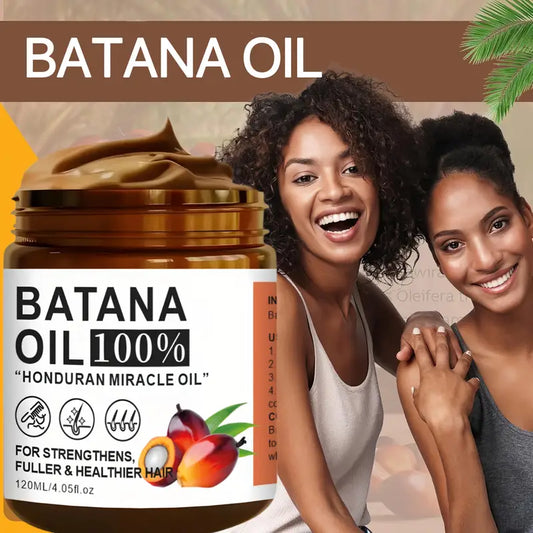 100% Pure Batana Oil – Honduran Miracle Oil for Stronger, Fuller & Healthier Hair (120ml)